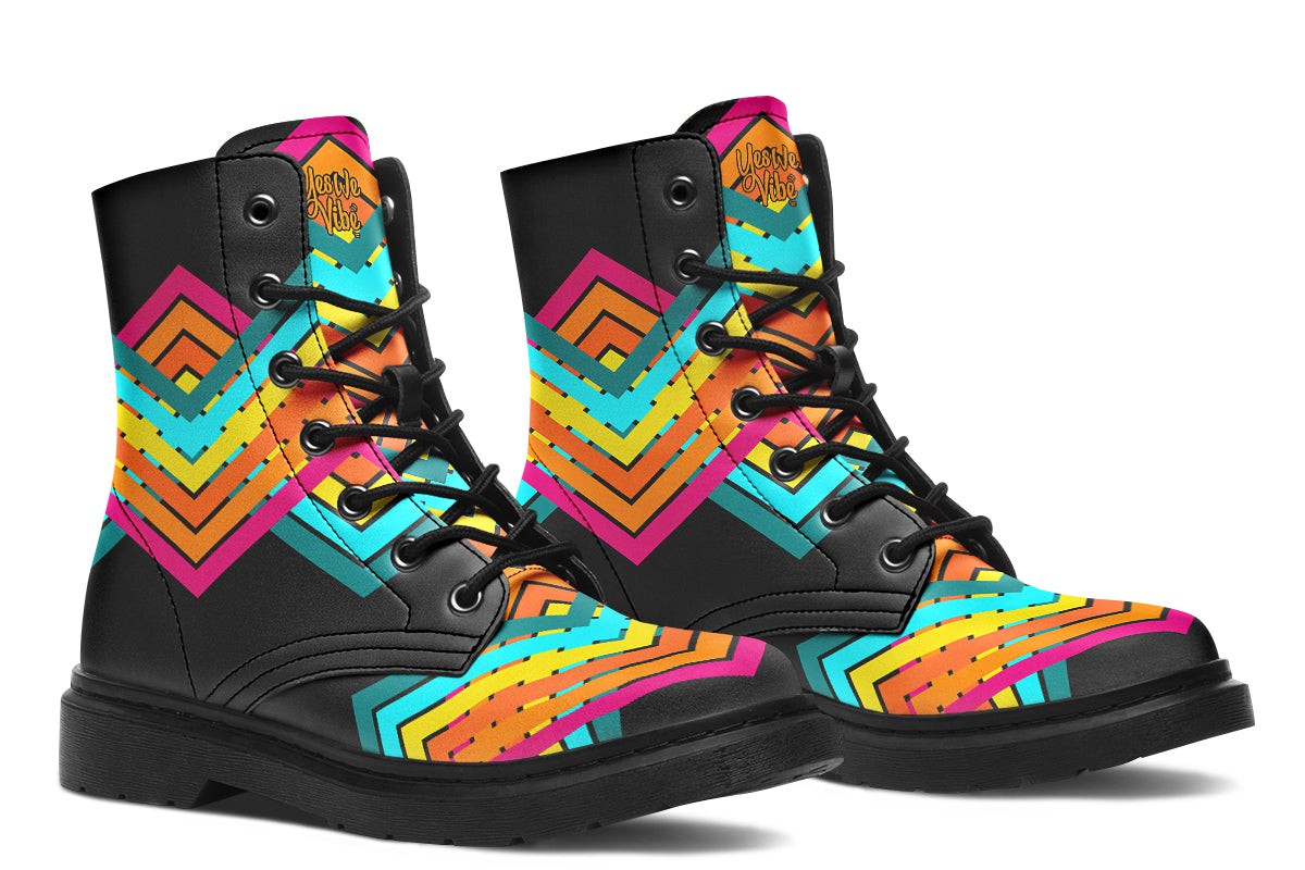 Colorful Zigzag Lines V4