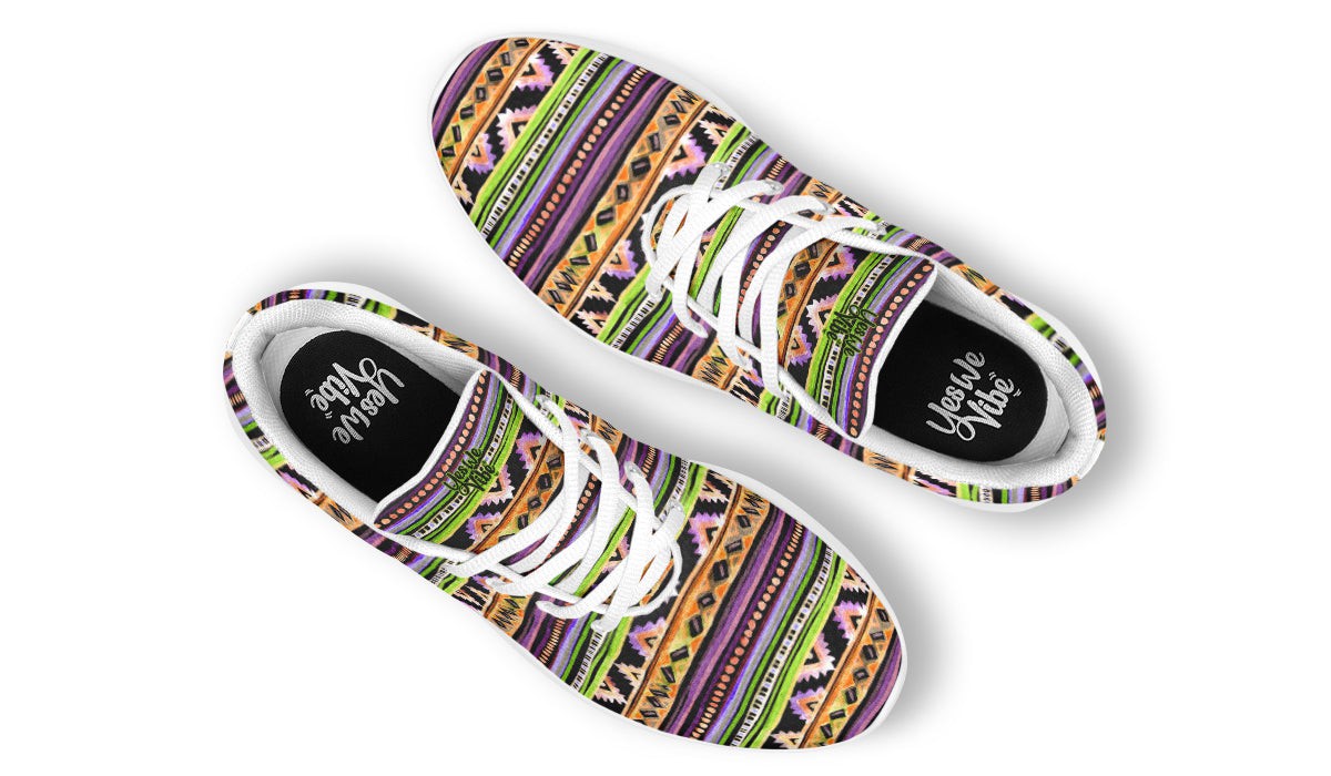 Folk Stripes And Triangles Tribal