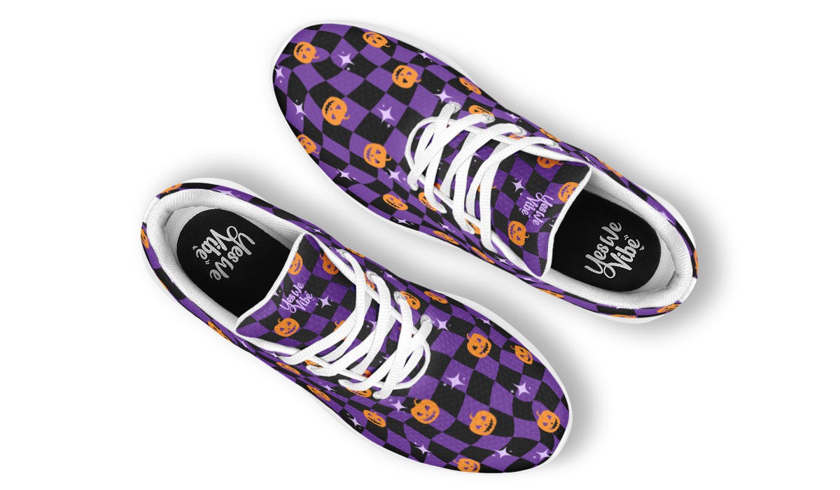 Halloween Distorted Checkered