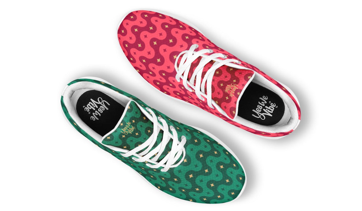 Red And Green Wave Star