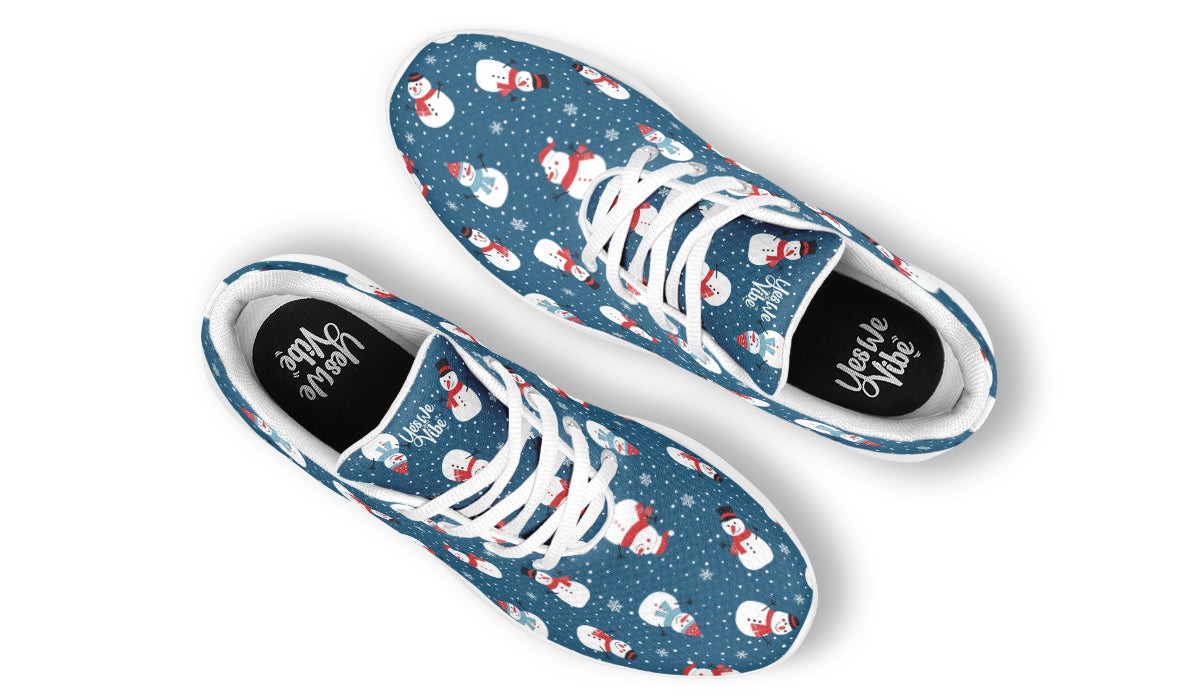 Snowman And Snowflakes