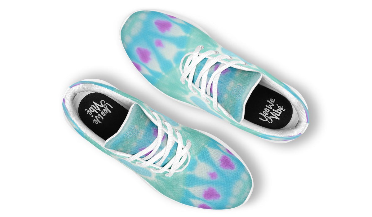 Turquoise Heart Tie Dye