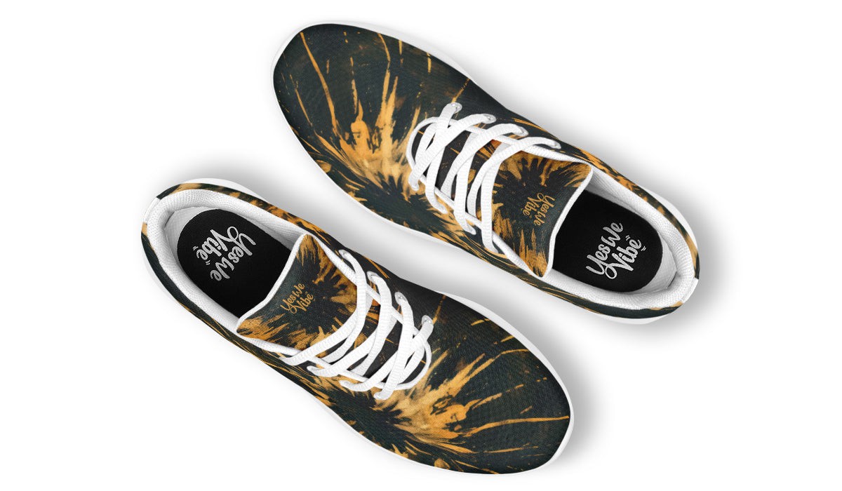 Yellow And Gold Tie Dye