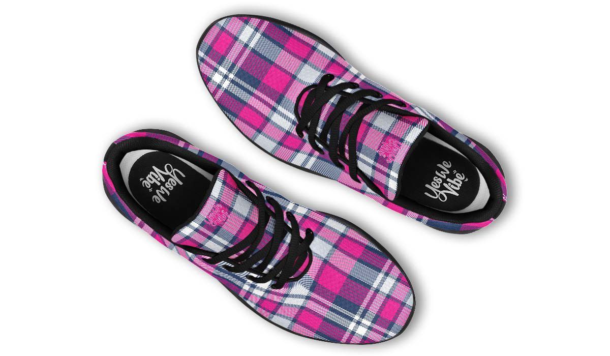 Gridded Pattern Pink