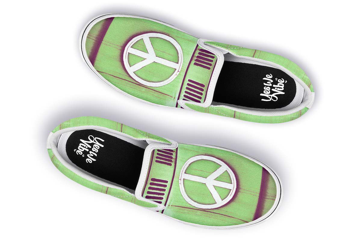 Old Hippie Van Green