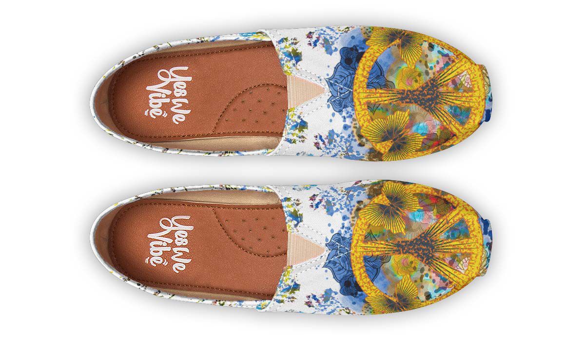 Blue Peace And Butterflies