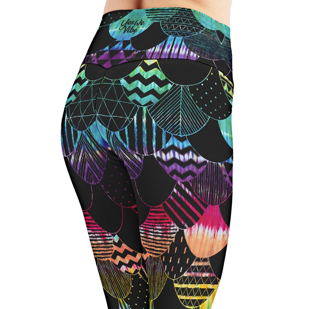 Colorful Dye Mosaic Art