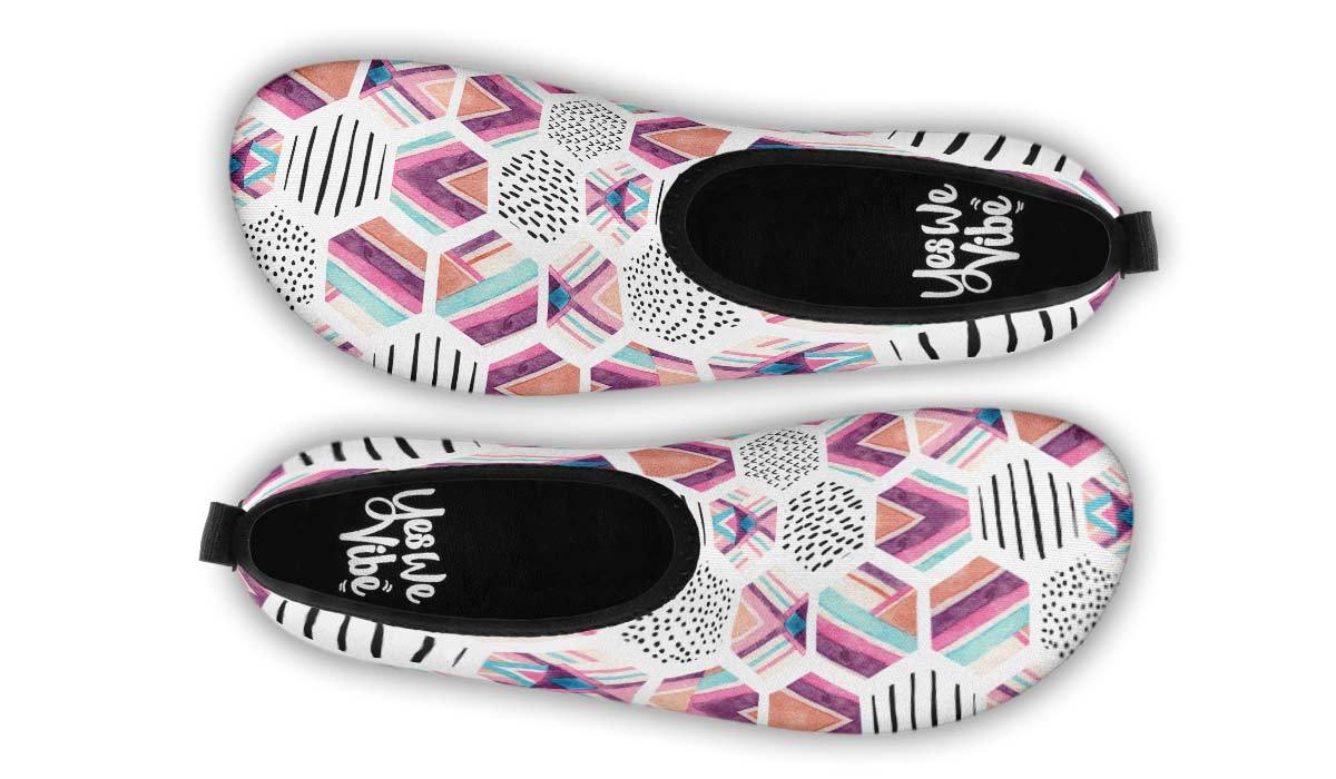 Watercolor Hexagon Pattern