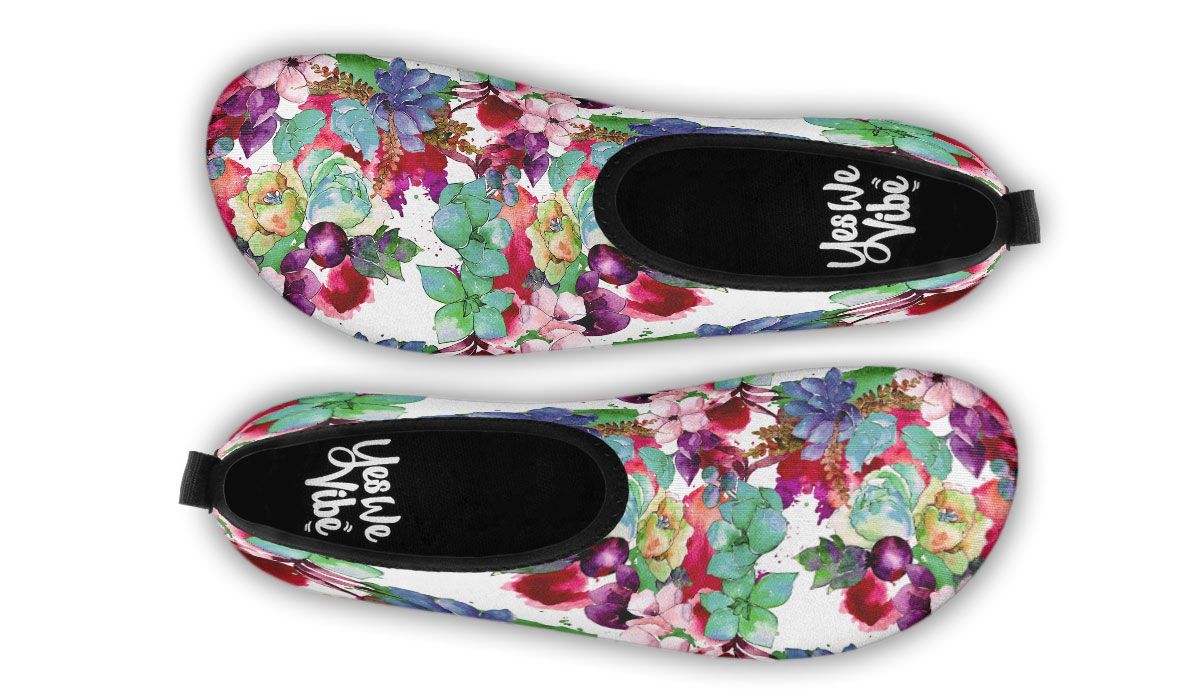 Purple Watercolor Garden