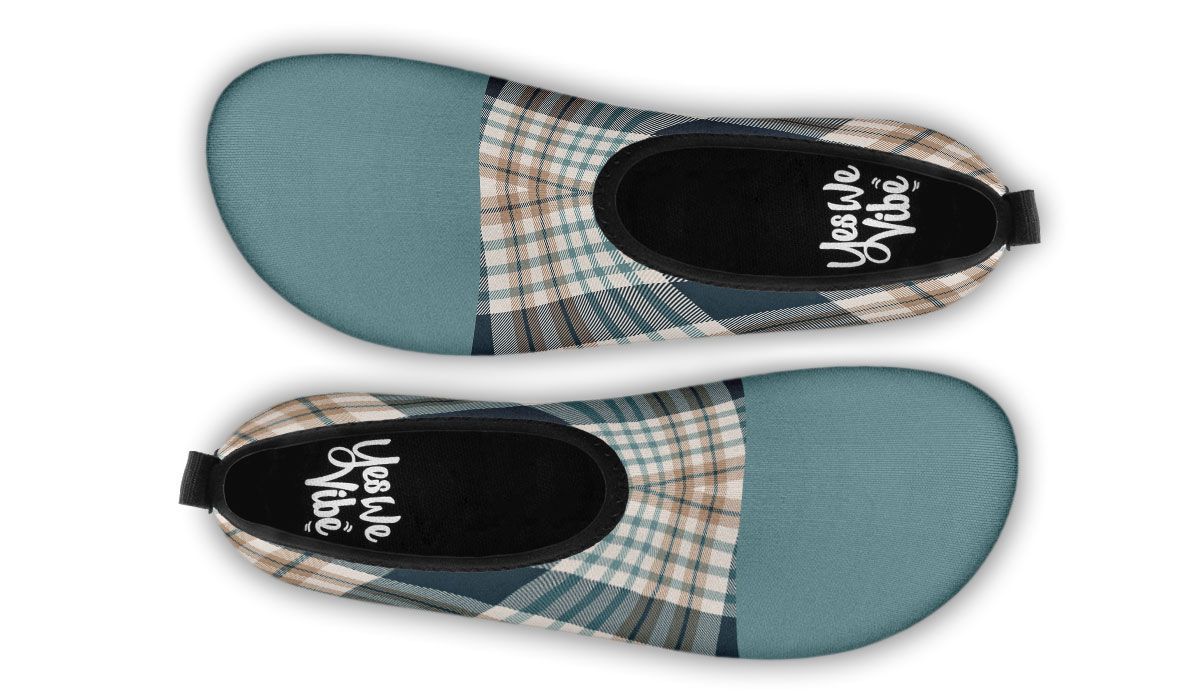 Plaid Color Brown Teal