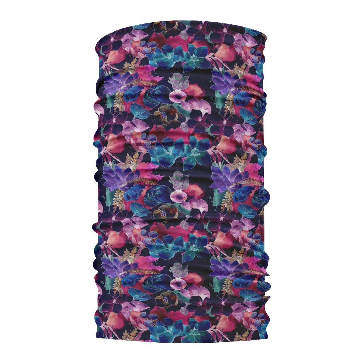 Dark Purple Watercolor Garden