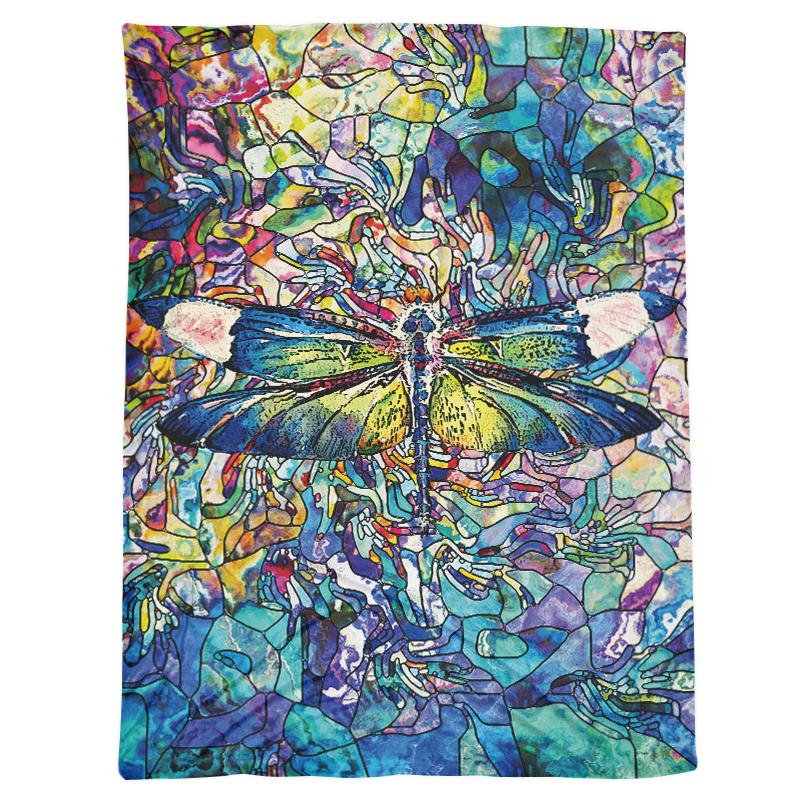 Stained Glass Dragonfly