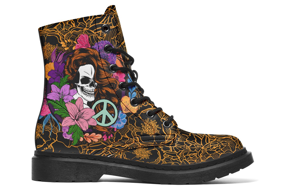 Gypsy Skull Peace Black