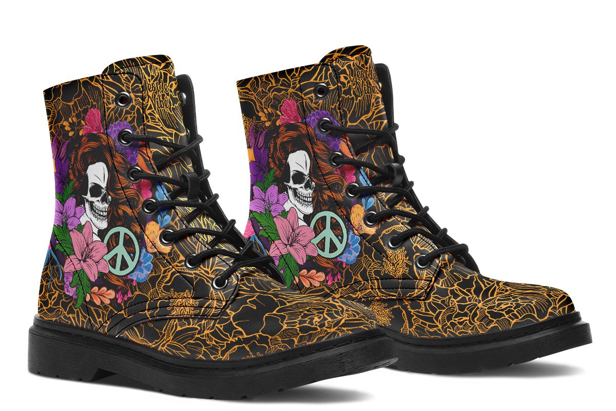 Gypsy Skull Peace Black