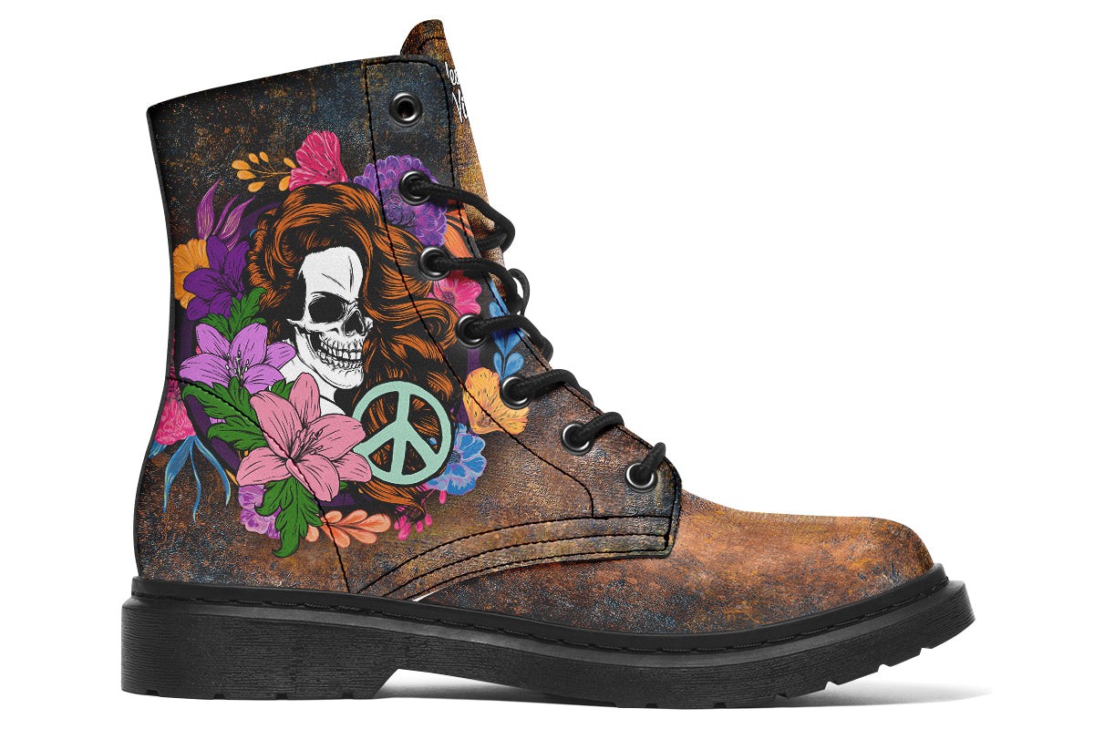 Gypsy Skull Peace Goldenbrown