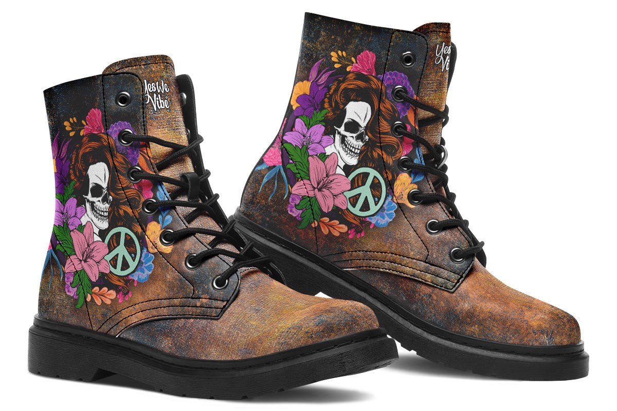 Gypsy Skull Peace Goldenbrown