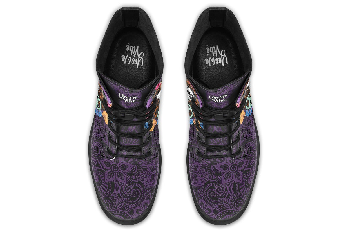 Gypsy Skull Peace Violet