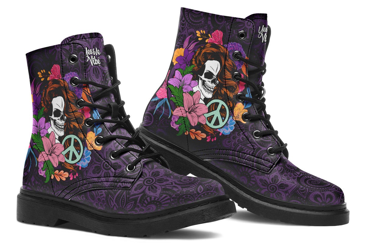 Gypsy Skull Peace Violet