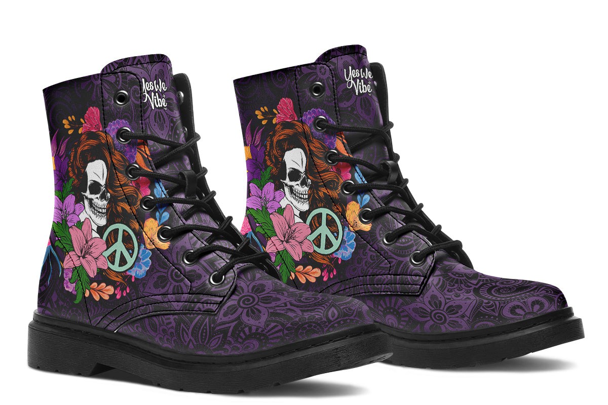 Gypsy Skull Peace Violet