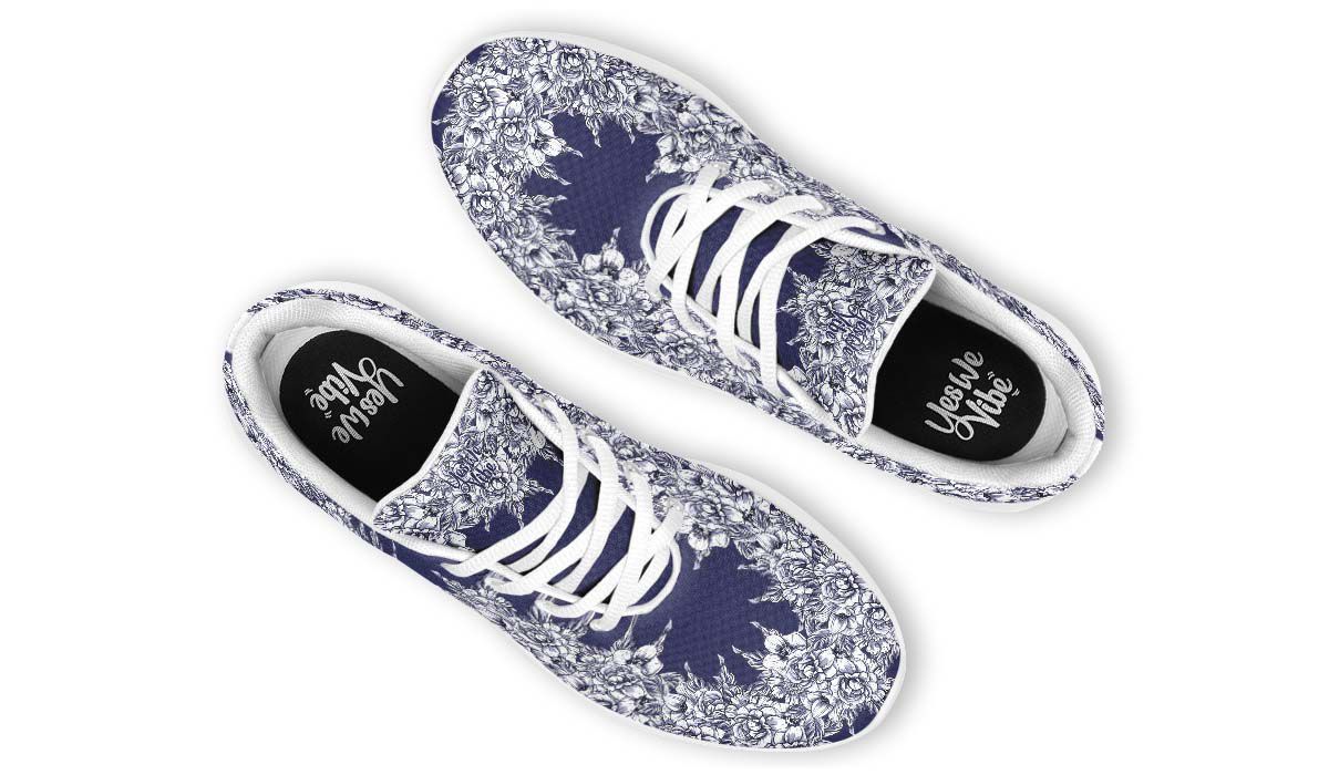 White And Blue Flowers