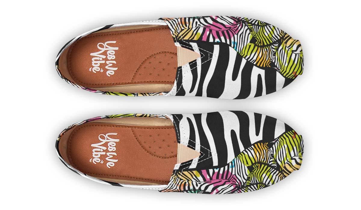 Colorful Zebras And Pattern