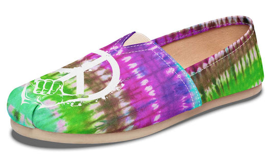 Tiedye Shaka Peace Violet