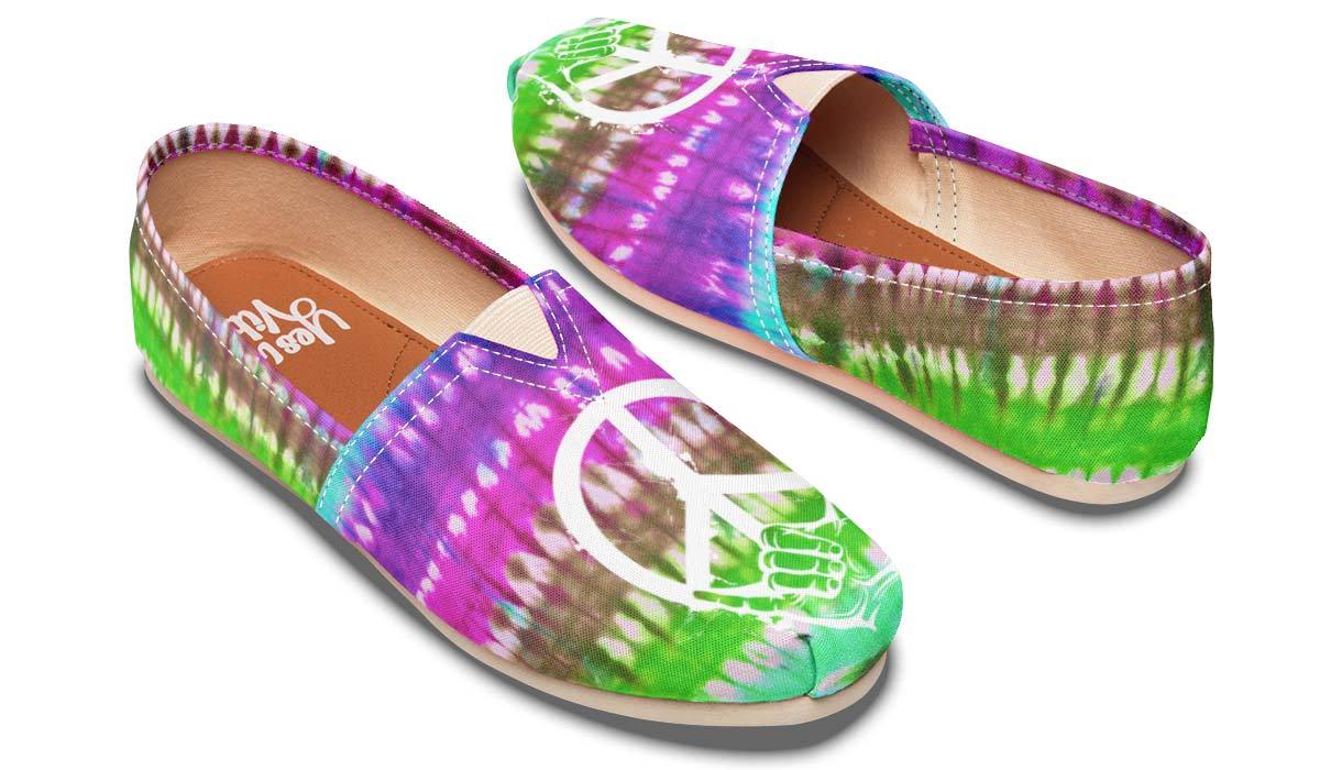 Tiedye Shaka Peace Violet