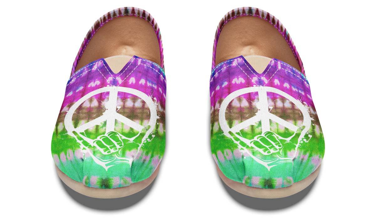 Tiedye Shaka Peace Violet