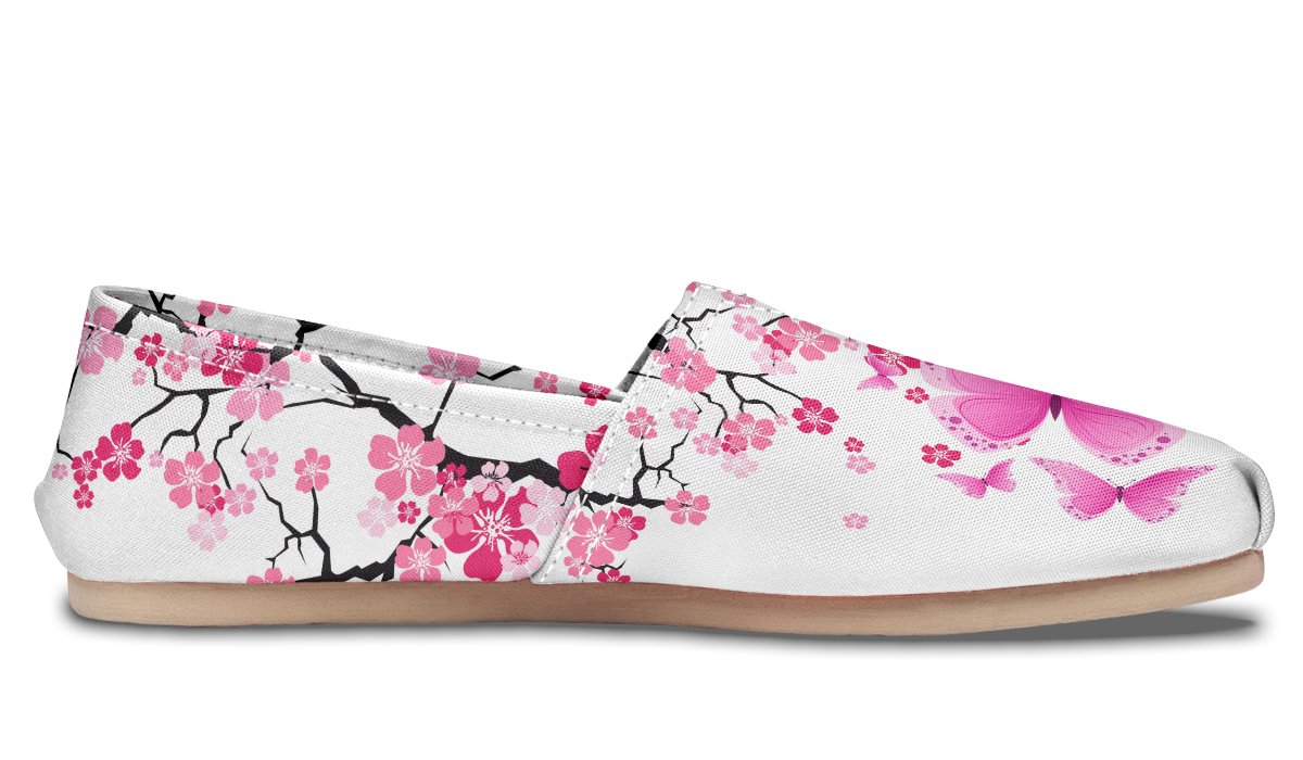 Cherry Blossom And Butterflies