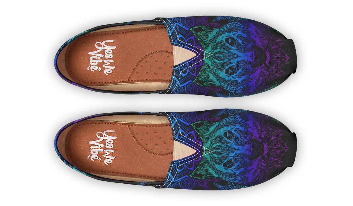 Colorful Wolf Mandala