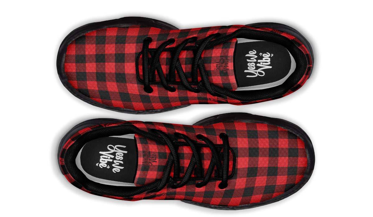 Checkered Black And Red