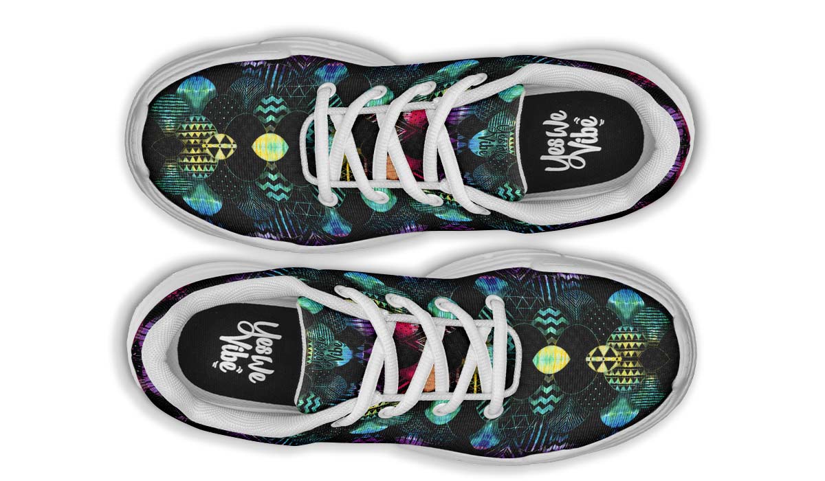 Colorful Dye Mosaic Art