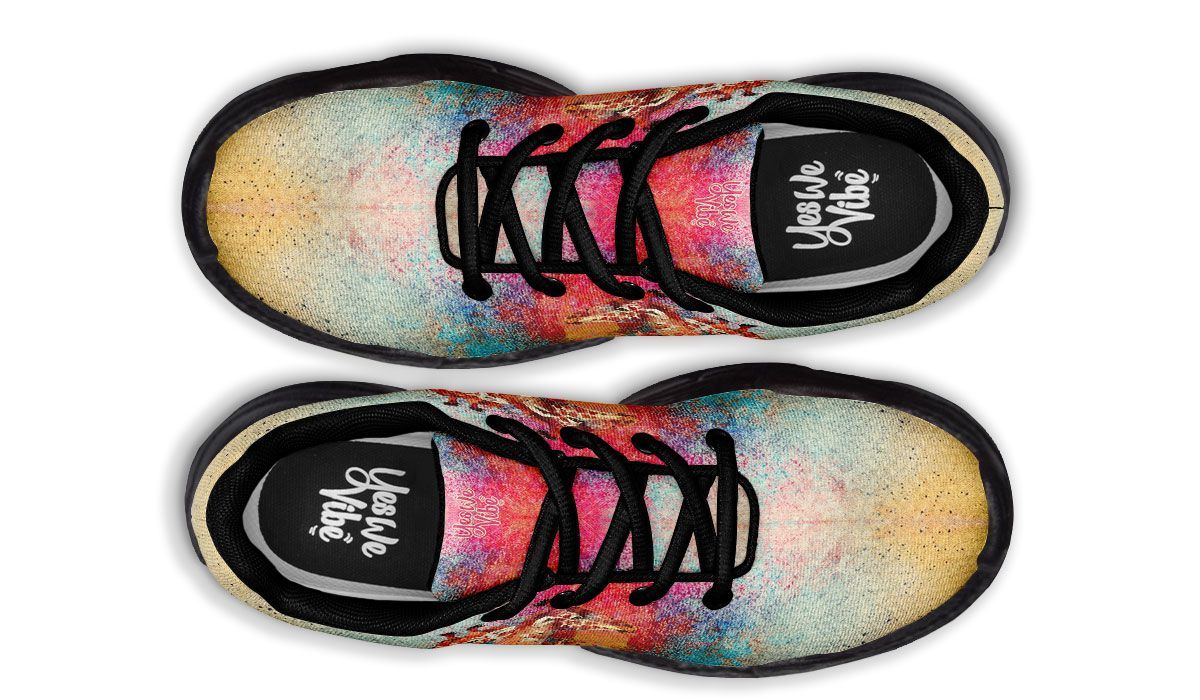 Colorful Paint Giraffes