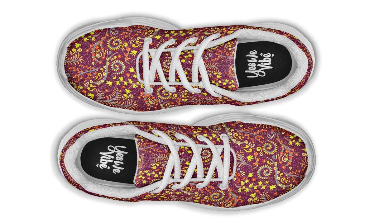 Flower Mandala Maroon