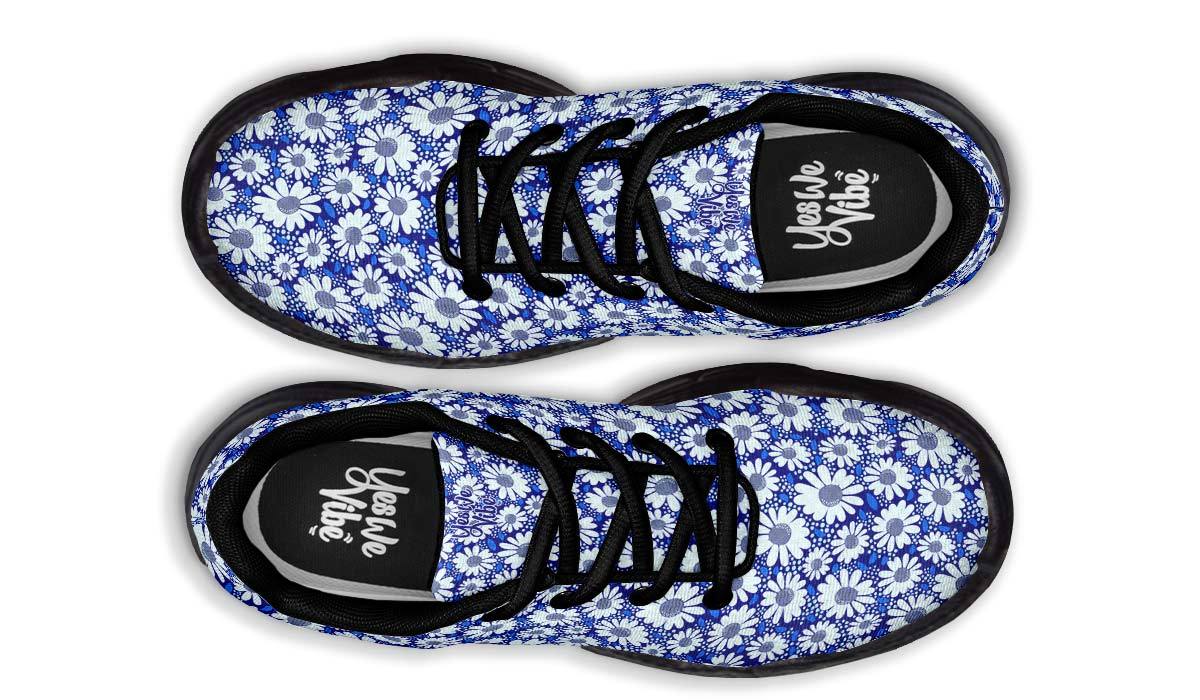 Flowerpattern Sky Blue