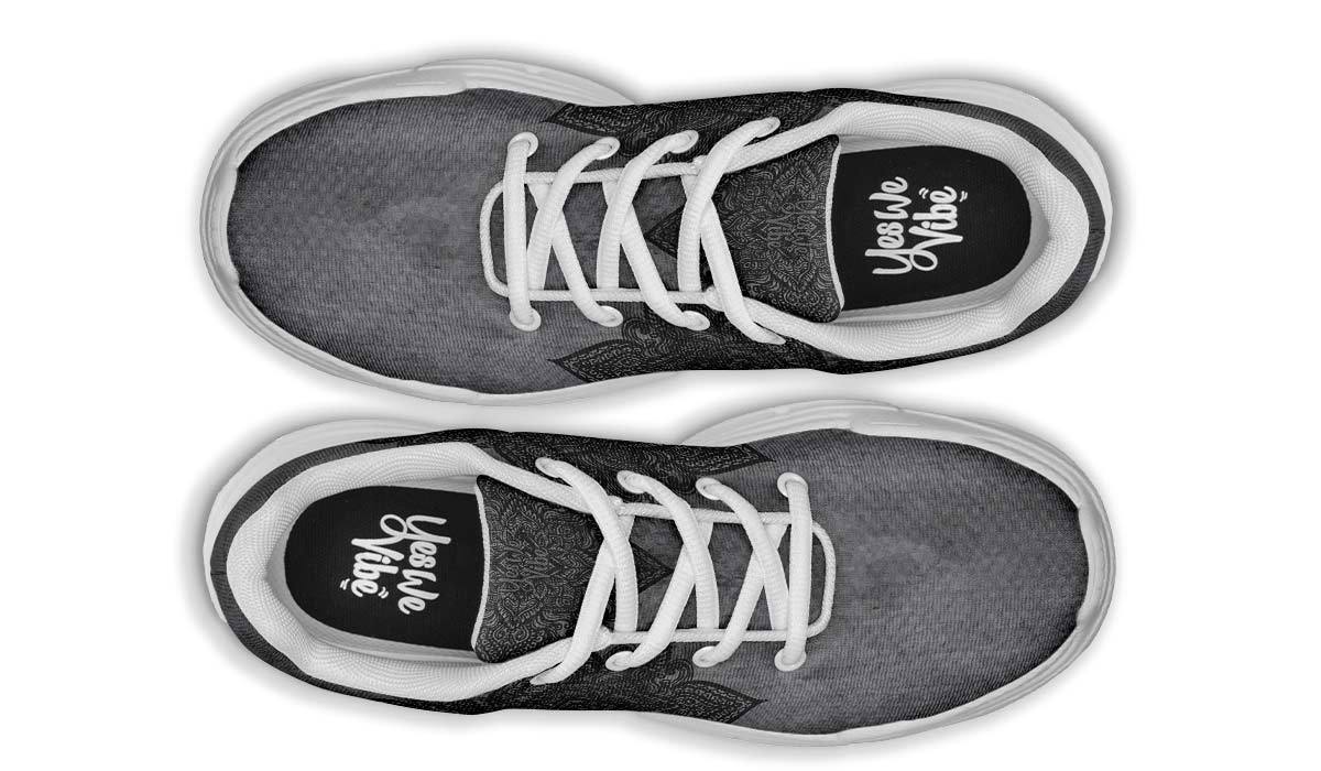 Grey Arabesque Mandala