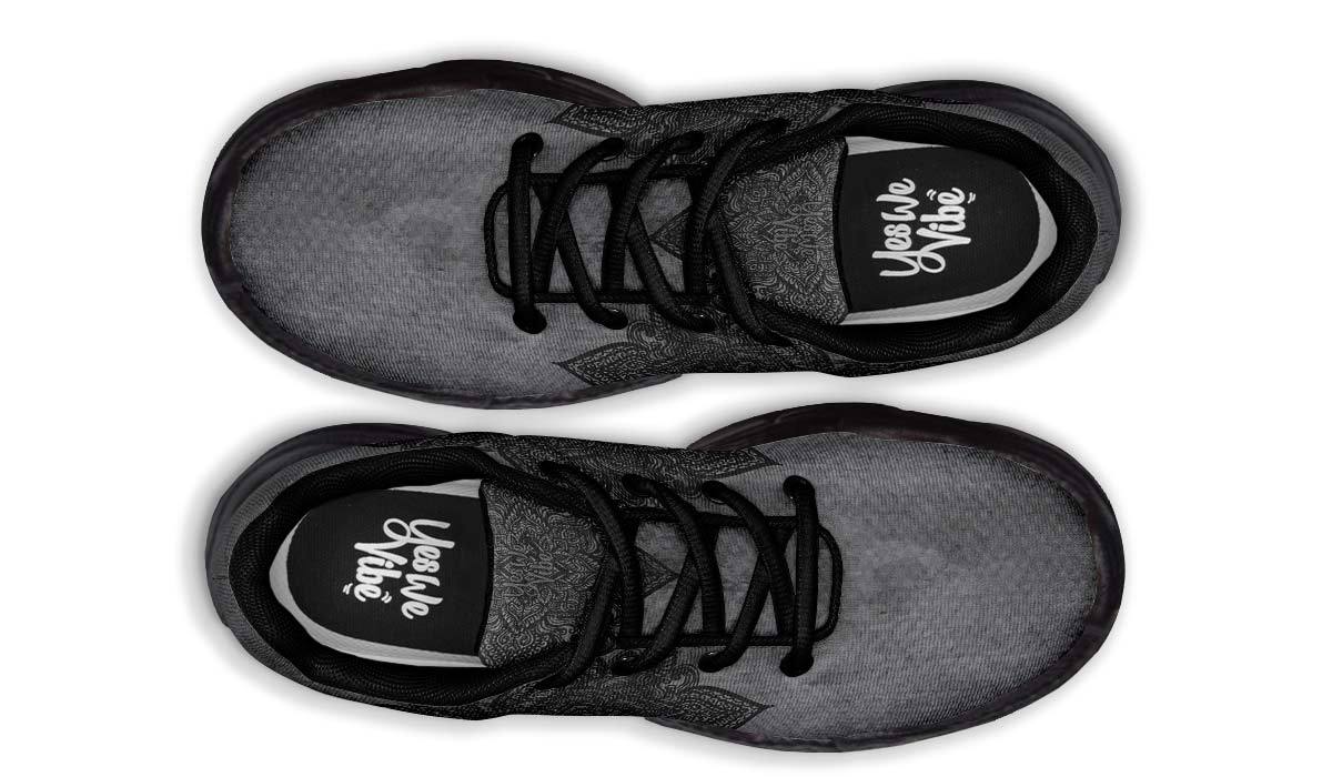 Grey Arabesque Mandala