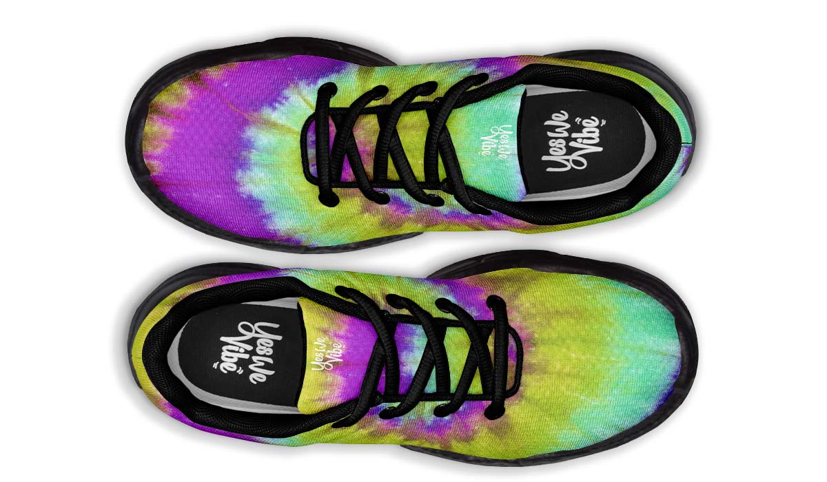 Purple Yellow Tiedye