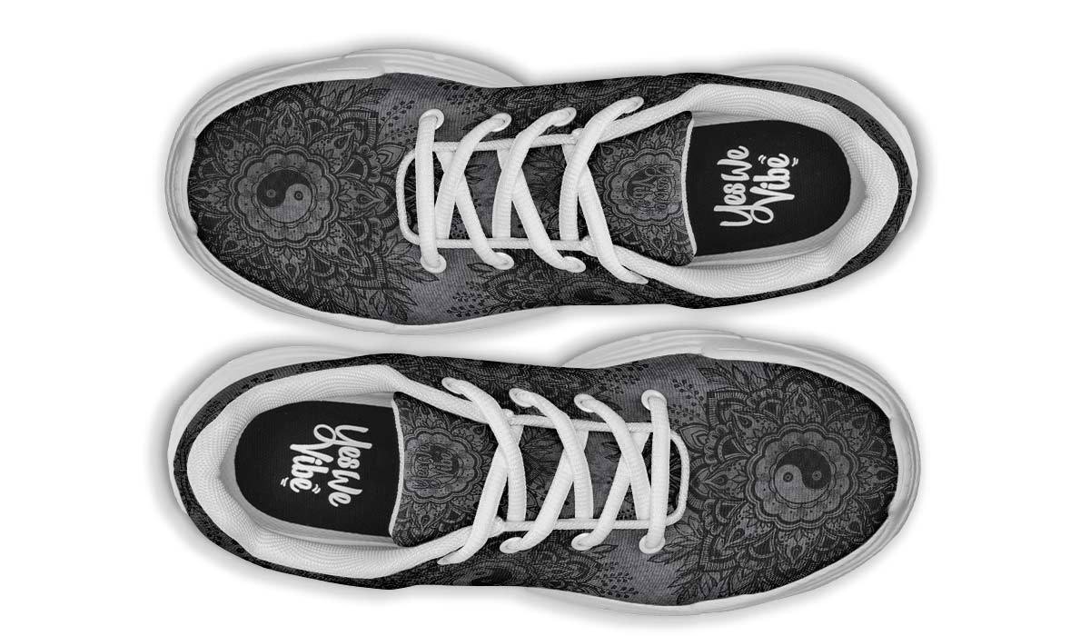 Yin Yang Mandala Grey