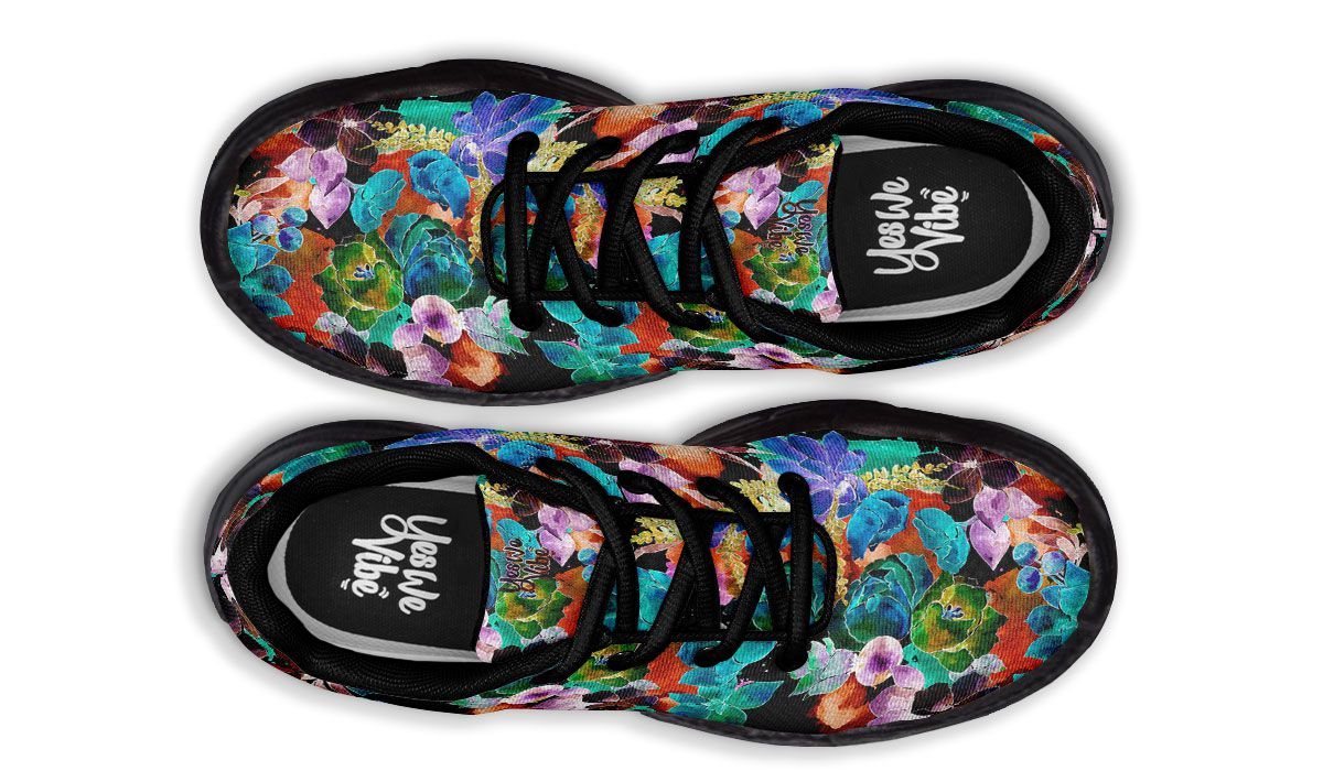 Night Watercolor Garden