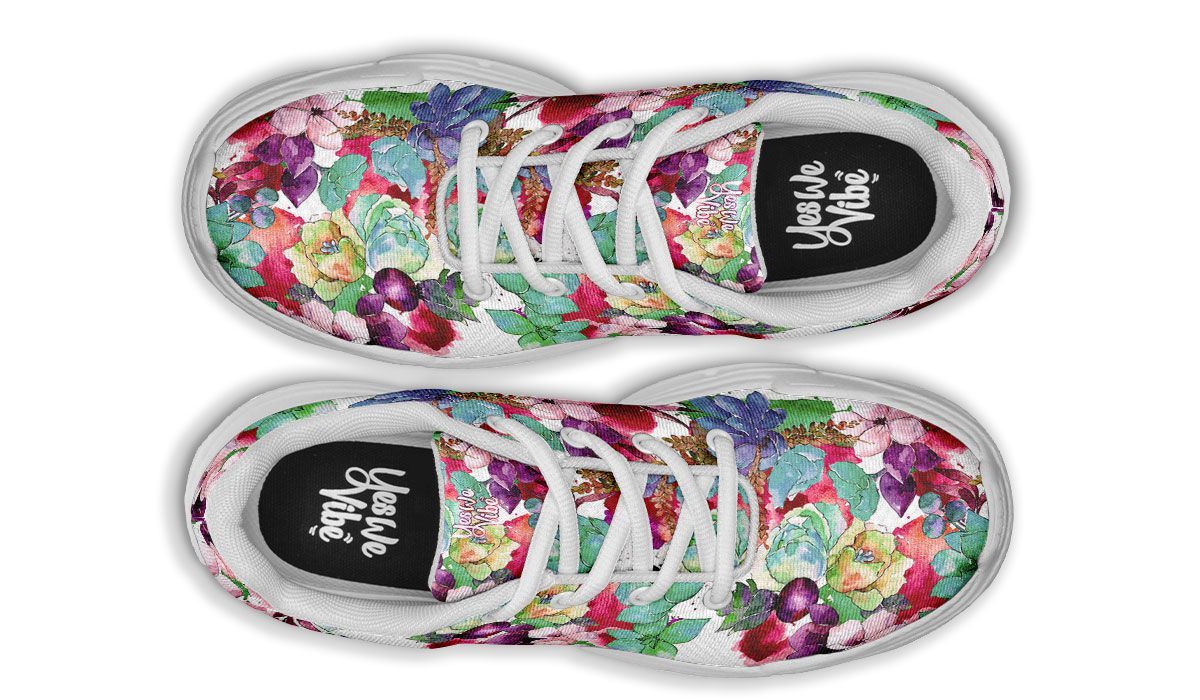 Purple Watercolor Garden