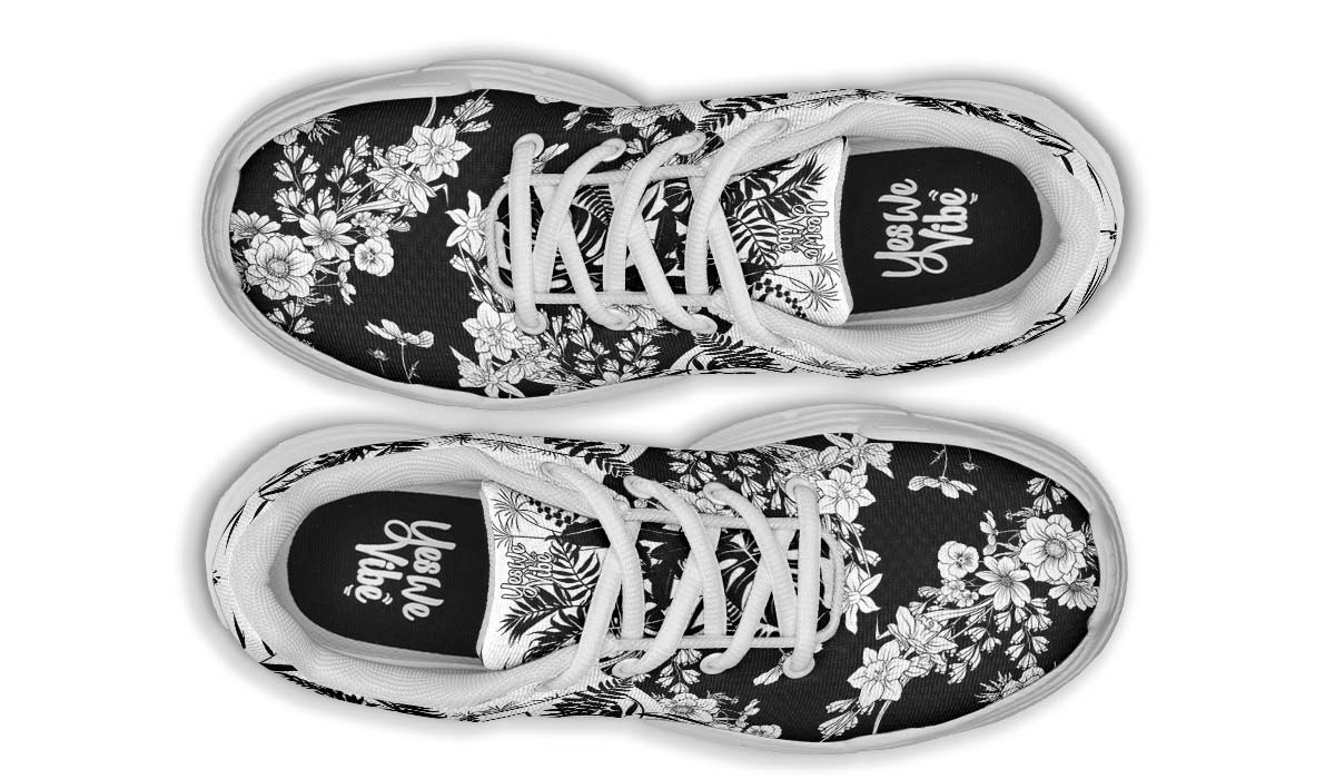 Blackand White Flower Peace