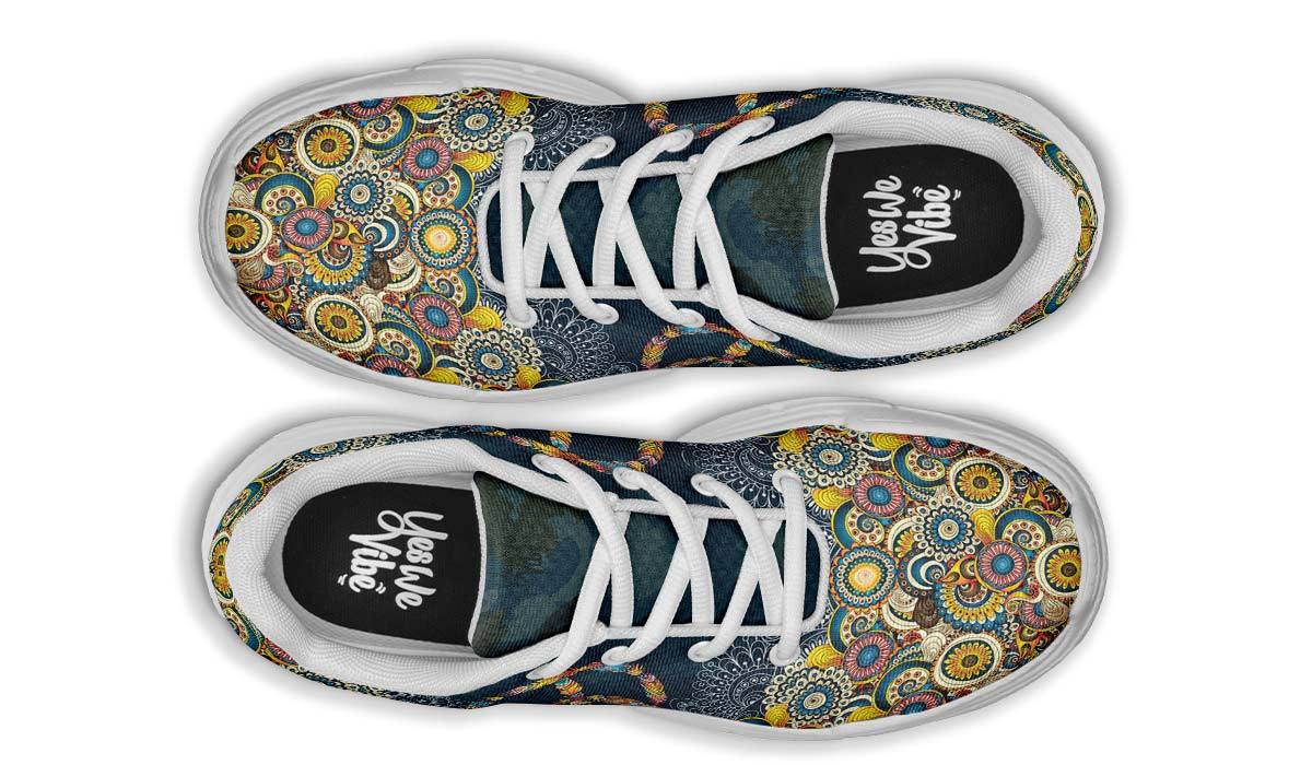 Peace And Mandala Feathers