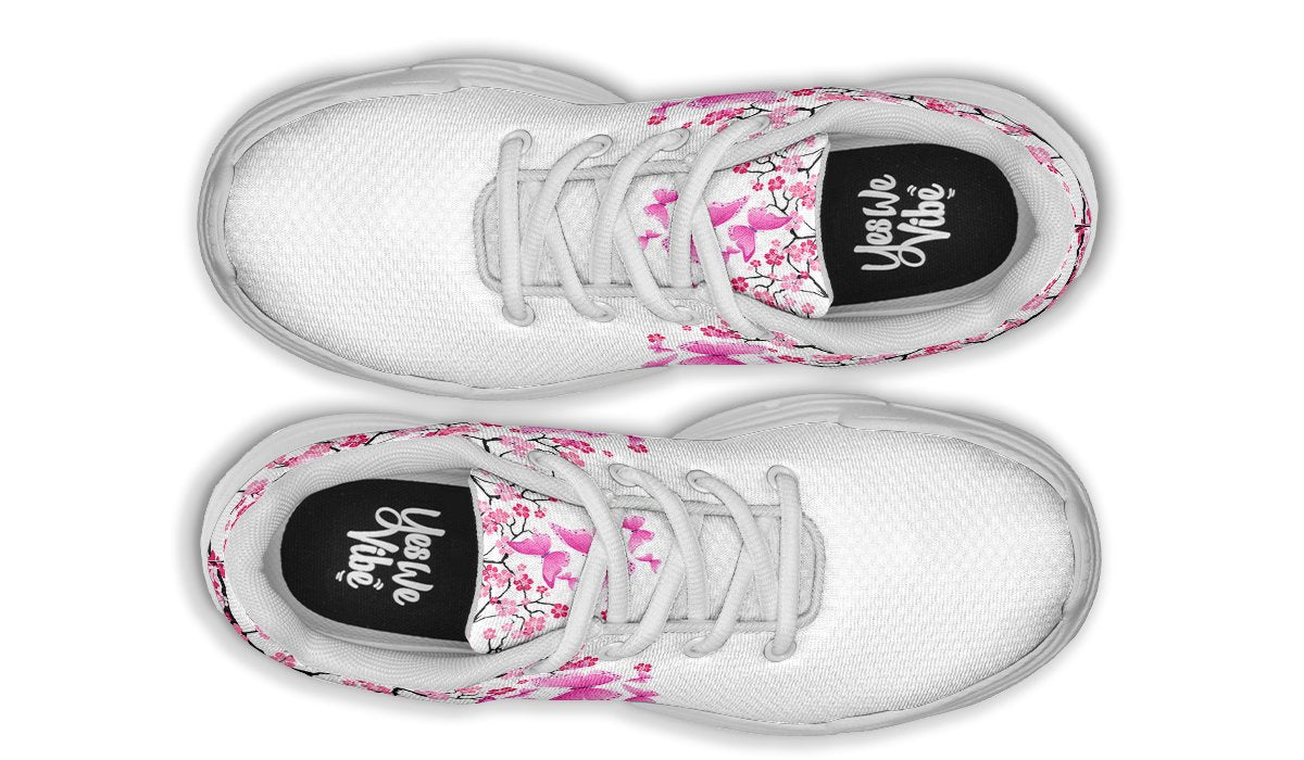 Cherry Blossom And Butterflies