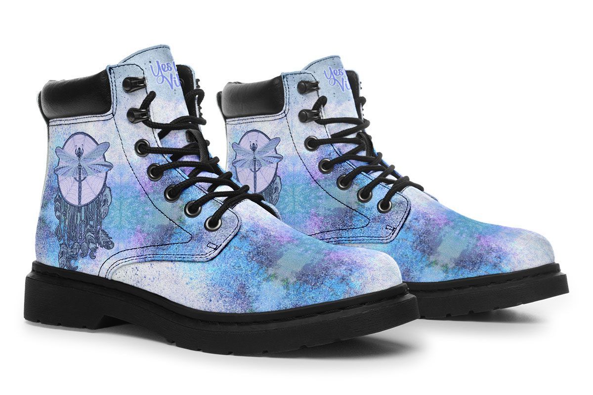 Blue Spray Paint Dragonfly