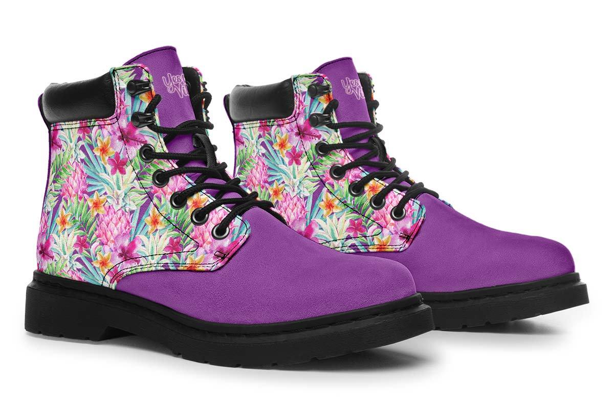 Watercolor Pink Pineapple