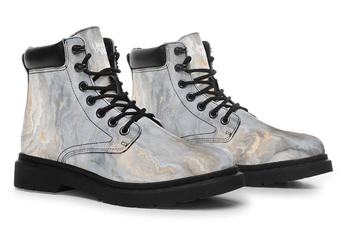 White Grey Gold Marble
