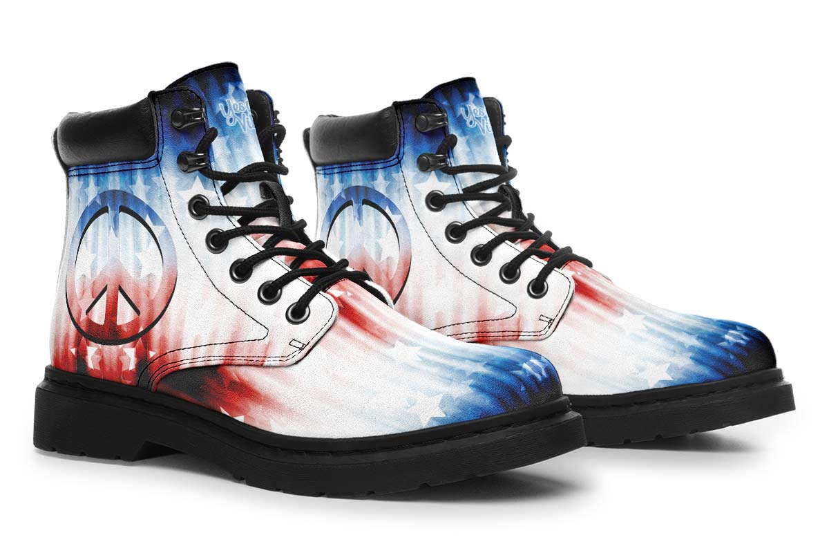 Peace Tie Dye Flag