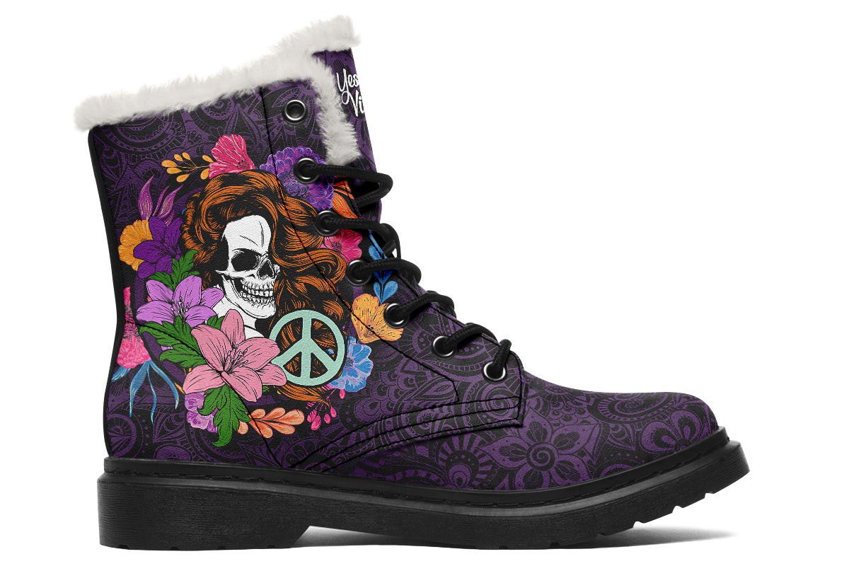 Gypsy Skull Peace Violet