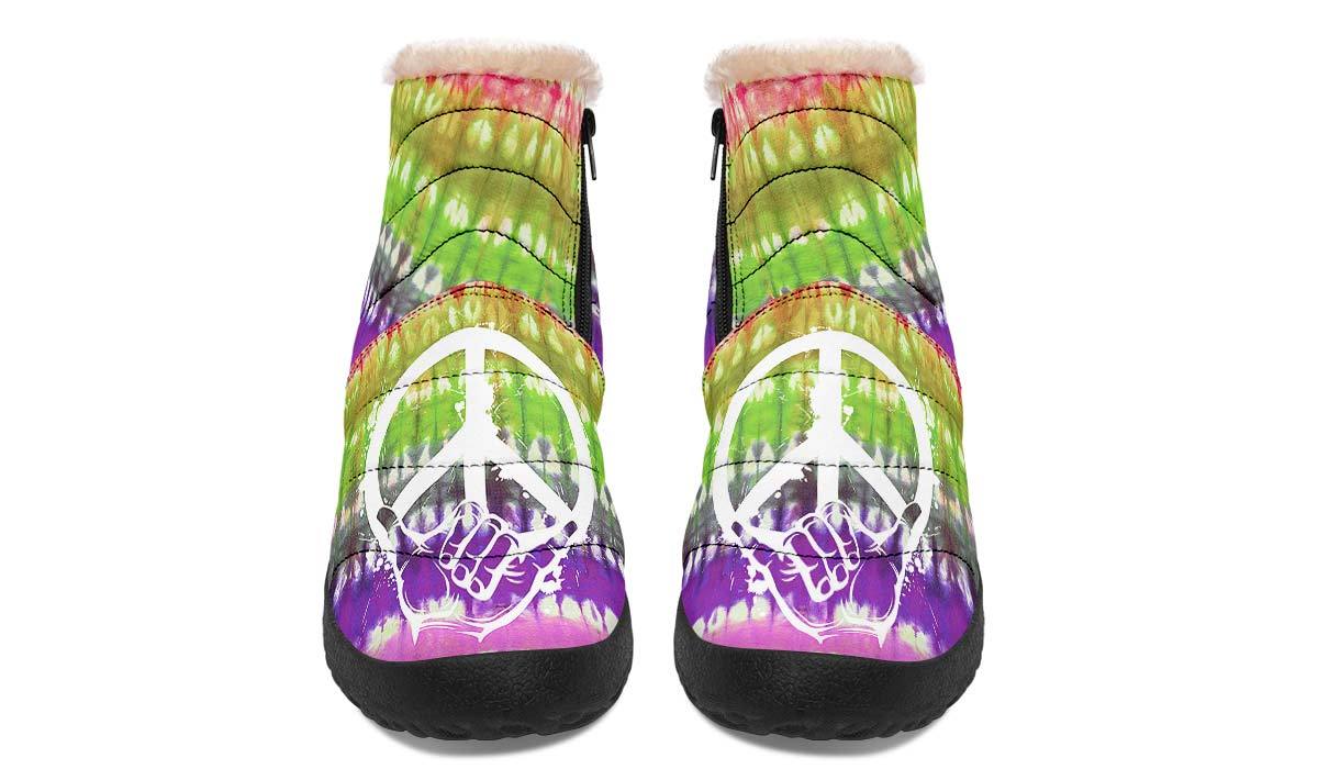 Tiedye Shaka Peace Green